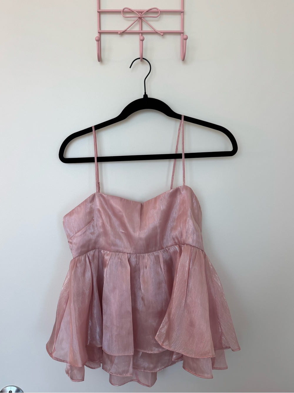 Babydoll Top (Shimmer Pink) - Cotton Candy LA